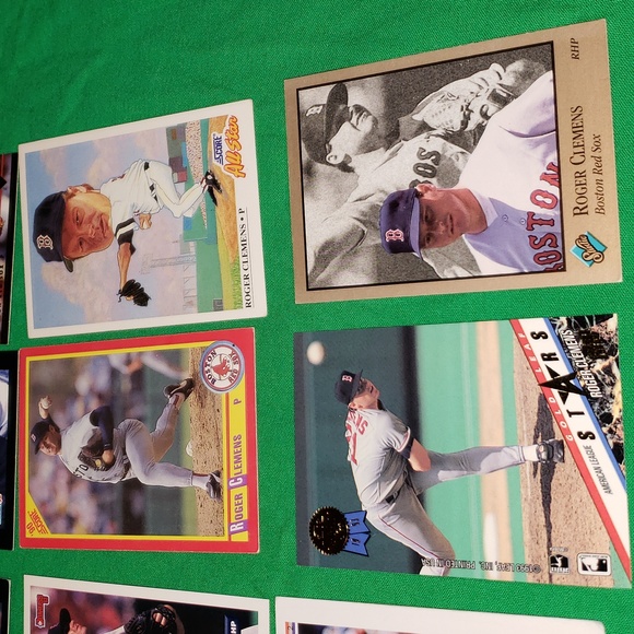 Roger Clemens 25 Baseball Trading Cards MLB Boston Red Sox - Picture 7 of 10